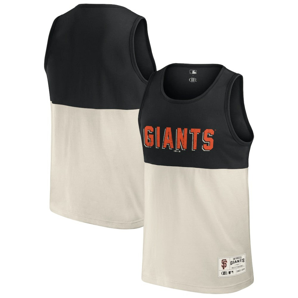 Black San Francisco Giants Darius Rucker Collection by Fanatics Colorblock Tank Top