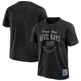 Black Tampa Bay Rays Darius Rucker Collection by Fanatics Cooperstown Collection Washed T-Shirt