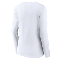 Women's Team Lockup Long Sleeve V-Neck T-Shirt - Los Angeles Chargers T-shirts