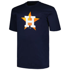 Navy Houston Astros Profile Big & Tall #1 Dad T-Shirt