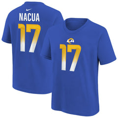 Puka Nacua Youth Player Name & Number T-Shirt - Los Angeles Rams T-shirts