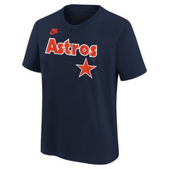 Navy Craig Biggio Houston Astros Nike Youth Cooperstown Collection Name & Number T-Shirt