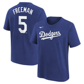 Royal Freddie Freeman Los Angeles Dodgers Nike Youth Name & Number T-Shirt