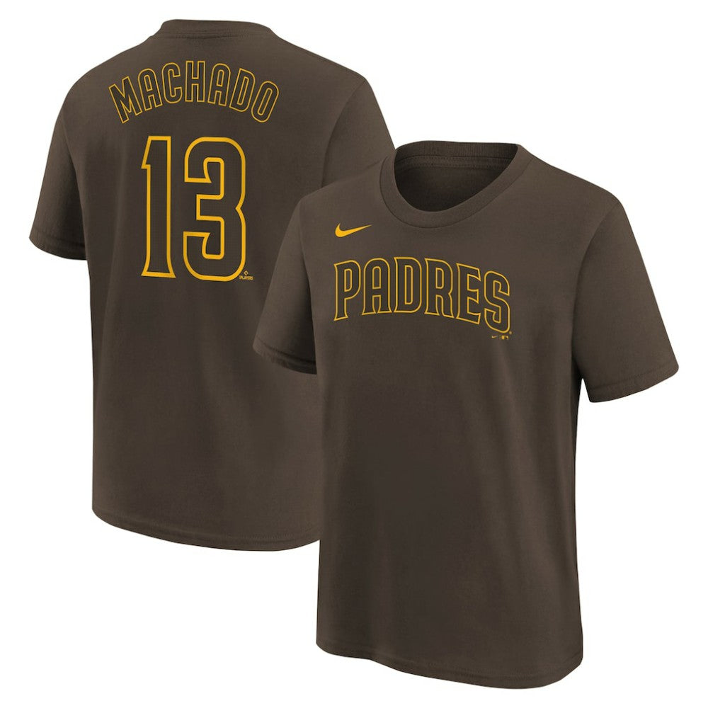 Brown Manny Machado San Diego Padres Nike Youth Name & Number T-Shirt