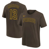 Brown Manny Machado San Diego Padres Nike Youth Name & Number T-Shirt
