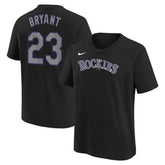 Black Kris Bryant Colorado Rockies Nike Youth Name & Number T-Shirt