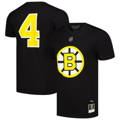 NHL Bobby Orr Boston Bruins Mitchell & Ness Name & Number T-Shirt