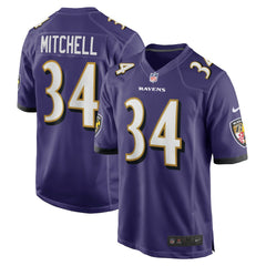 Keaton Mitchell Game Jersey - Baltimore Ravens Jerseys
