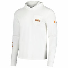 White San Francisco Giants johnnie-O Eddie Long Sleeve Hoodie T-Shirt