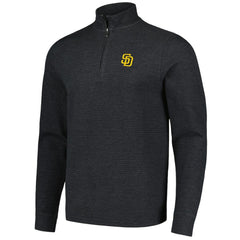 Black San Diego Padres Vineyard Vines Saltwater Quarter-Zip Jacket