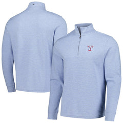 Light Blue Texas Rangers Vineyard Vines Saltwater Quarter-Zip Jacket
