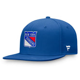 NHL New York Rangers Fanatics Core Primary Logo Fitted Hat