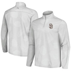 Gray San Diego Padres Tommy Bahama Delray Frond IslandZone Half-Zip Jacket