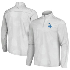 Gray Los Angeles Dodgers Tommy Bahama Delray Frond IslandZone Half-Zip Jacket