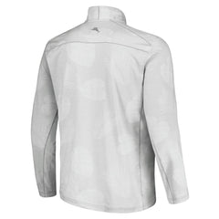 Gray Los Angeles Dodgers Tommy Bahama Delray Frond IslandZone Half-Zip Jacket