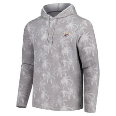 Palm Frenzy Hoodie Long Sleeve T-Shirt - Pittsburgh Steelers Hoodies