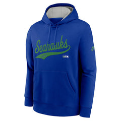 Rewind Club Logo Pullover Hoodie - Seattle Seahawks Hoodies