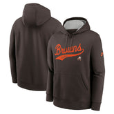 Rewind Club Logo Pullover Hoodie - Cleveland Browns Hoodies