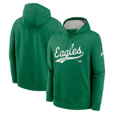 Rewind Club Logo Pullover Hoodie - Philadelphia Eagles Hoodies