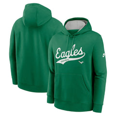 Rewind Club Logo Pullover Hoodie - Philadelphia Eagles Hoodies