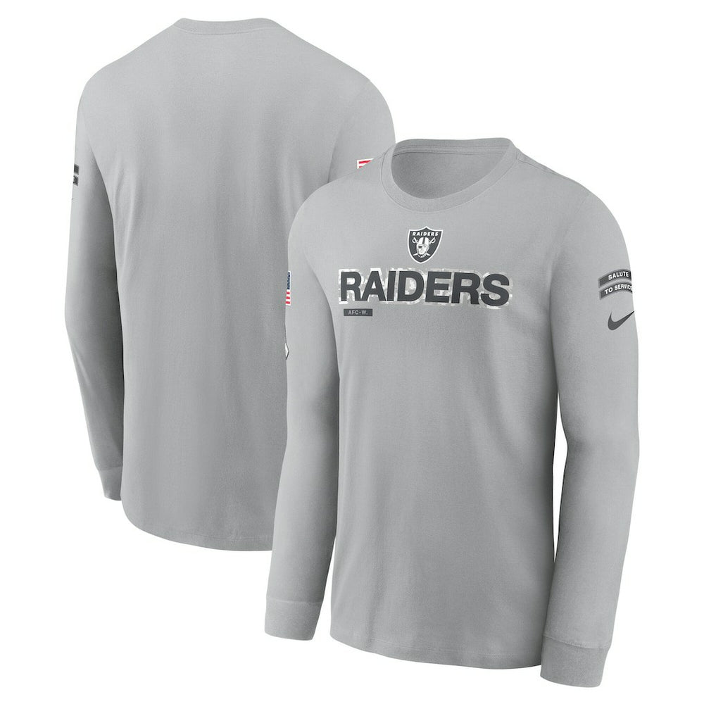 2024 Salute To Service Long Sleeve T-Shirt - Las Vegas Raiders T-shirts