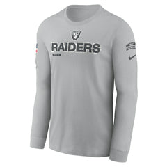 2024 Salute To Service Long Sleeve T-Shirt - Las Vegas Raiders T-shirts