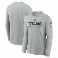 2024 Salute To Service Long Sleeve T-Shirt - Tennessee Titans T-shirts