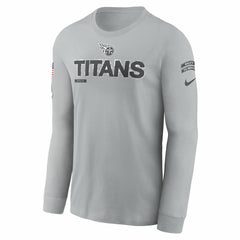 2024 Salute To Service Long Sleeve T-Shirt - Tennessee Titans T-shirts