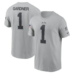 Ahmad Sauce Gardner 2024 Salute To Service Name & Number T-Shirt - New York Jets T-shirts