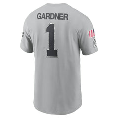 Ahmad Sauce Gardner 2024 Salute To Service Name & Number T-Shirt - New York Jets T-shirts