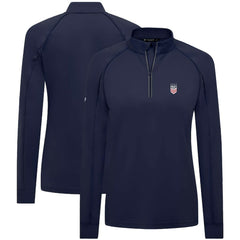 USWNT Levelwear Women's Kinetic Insignia Quarter-Zip Pullover