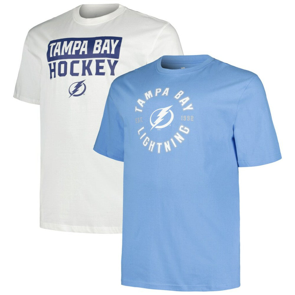NHL Tampa Bay Lightning Fanatics Big & Tall 2-Pack T-Shirt Set