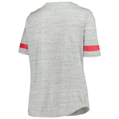 NHL New Jersey Devils Fanatics Women's Plus Size Lace-Up T-Shirt