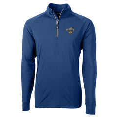 Blue Seattle Mariners Cutter & Buck City Connect Adapt Eco Knit Stretch Recycled Quarter-Zip Pullover Top