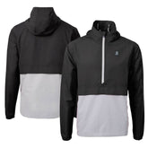 Black/Gray Baltimore Orioles Cutter & Buck City Connect Charter Eco Recycled Half-Zip Anorak Jacket