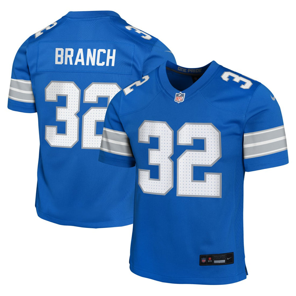 Brian Branch Youth Game Jersey - Detroit Lions Jerseys