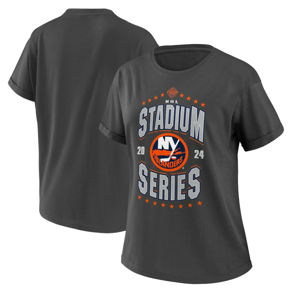 NHL New York Islanders WEAR by Erin Andrews Women's 2024 NHL Stadium Series Boyfriend T-Shirt