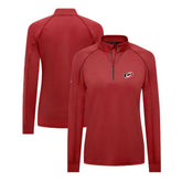 NHL Carolina Hurricanes Levelwear Women's Kinetic Insignia Core Quarter-Zip Pullover Top