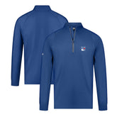 NHL New York Rangers Levelwear Theory Insignia Core Quarter-Zip Pullover Top