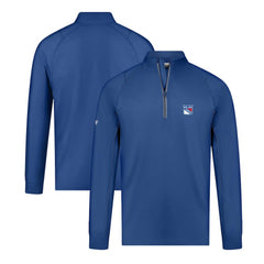 NHL New York Rangers Levelwear Theory Insignia Core Quarter-Zip Pullover Top