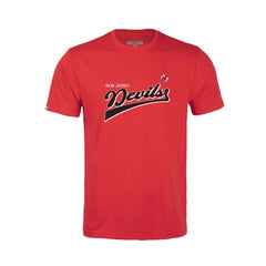 NHL New Jersey Devils Levelwear Youth Little Richmond Retro Script T-Shirt