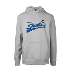 NHL Winnipeg Jets Levelwear Youth Podium Retro Script Fleece Pullover Hoodie