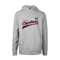 NHL Washington Capitals Levelwear Youth Podium Retro Script Fleece Pullover Hoodie