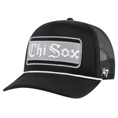 Black Chicago White Sox '47 Local Patch Foam Front Trucker Adjustable Hat