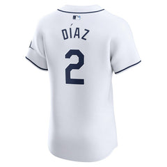 White Yandy Diaz Tampa Bay Rays Nike Home Elite Player Jersey
