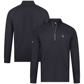Black Colorado Rockies Levelwear Theory Insignia Quarter-Zip Pullover