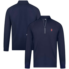 Navy Boston Red Sox Levelwear Theory Insignia Quarter-Zip Pullover