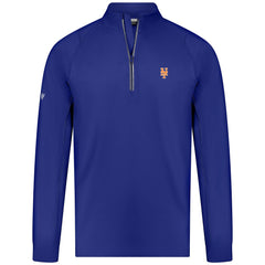 Royal New York Mets Levelwear Theory Insignia Quarter-Zip Pullover