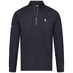 Black Chicago White Sox Levelwear Theory Insignia Quarter-Zip Pullover