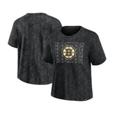 NHL Boston Bruins Fanatics Women's Faded Wash T-Shirt